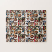 16 FotoCollage - Ebene schwierig Puzzle (Horizontal)