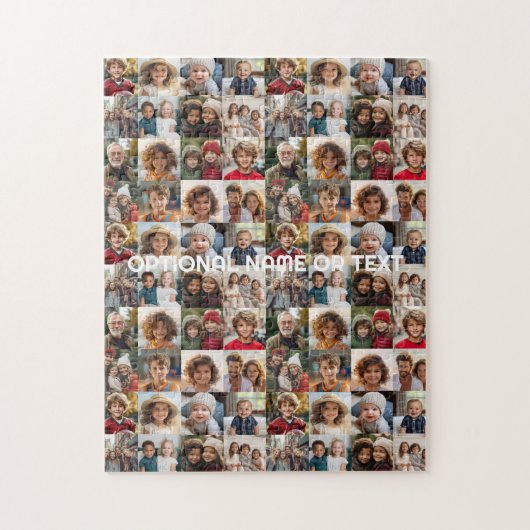 16 FotoCollage - Ebene schwierig Puzzle (Vertikal)