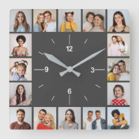 16 FotoCollage grau und weiß