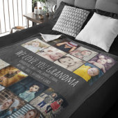 16 Fotos von Collage and Personalized Text Fleecedecke