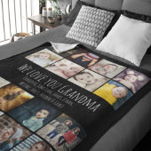 16 Fotos von Collage and Personalized Text Fleecedecke