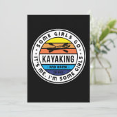 16.Funny Einige Mädchen gehen Kajak und trinken zu Save The Date (Stehend Vorderseite)