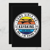 16.Funny Einige Mädchen gehen Kajak und trinken zu Save The Date (Vorne/Hinten)