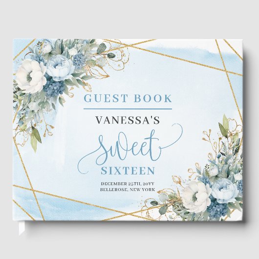 16 . Geburtstag 16. Gästebuch (Vorderseite)