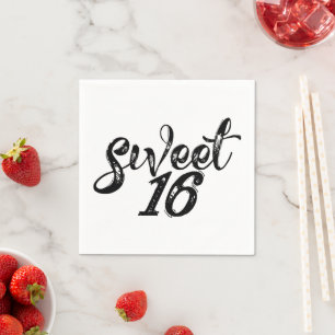 16 . Geburtstag 16. Geburtstag Serviette