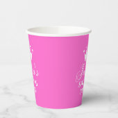 16 . Geburtstag 16. Geburtstagsparty - Hot Pink Pappbecher (Links)