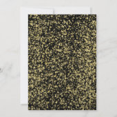 16., Geburtstag 16., Glitzer-Gold, Karte, Einladung (Rückseite)