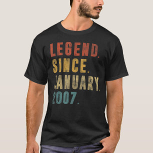 16. Geburtstag 16 Jahre alte Legende seit 20. Janu T-Shirt