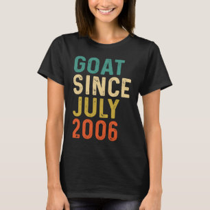 16. Geburtstag 16 Jahre alte Ziege seit Juli 2006 T-Shirt