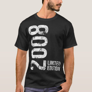 16. Geburtstag 16 Jahre alter Mädchenjunge 2008 T-Shirt