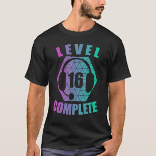 16. Geburtstag, 16 Jahre Gamer Gaming Console Vide T-Shirt