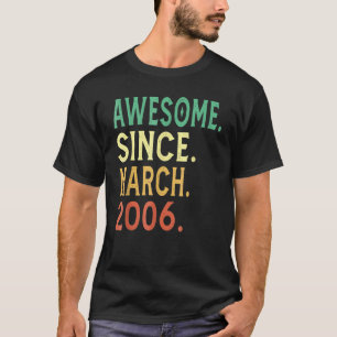 16. Geburtstag 16 Jahre Phantastisch seit März 200 T-Shirt