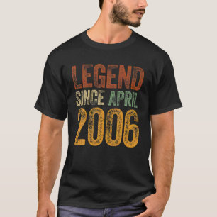 16. Geburtstag April Geboren 16 Jahre Legende seit T-Shirt