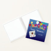 16 . Geburtstag Balloons and Banners Guest Book Notizblock (Innenseite)