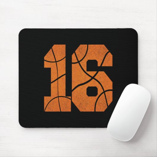 16. Geburtstag Basketball Boys Kinder Mousepad (Mit Mouse)