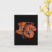 16. Geburtstag Basketball Kinder Karte (Gelbe Blume)
