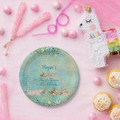 16 . Geburtstag Beach Tropical Seashells & Pearls Pappteller (Party)