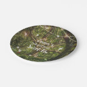 16 . Geburtstag Bezaubernde Waldweiden Pappteller (Schrägansicht)