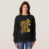 16 . Geburtstag Birthday Gold Sweatshirt (Vorne ganz)