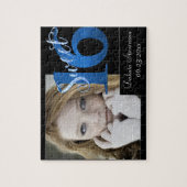 16. Geburtstag | Blue 16. Geburtstags-Foto Keepake Puzzle (Vertikal)