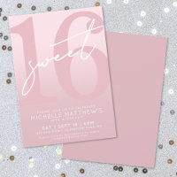 16 . Geburtstag Blush Pink 16. Geburtstag
