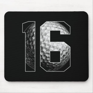 16. Geburtstag Boy Golf Player Golf 16 Jahre alt Mousepad