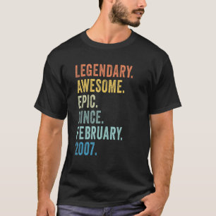 16. Geburtstag Boy Legendary Epic Phantastisch sei T-Shirt