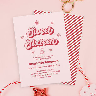 16 . Geburtstag Christmas Geburtstag Einladung