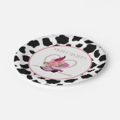 16. GEBURTSTAG-Cowgirlgeburtstag Pappteller (Schrägansicht)