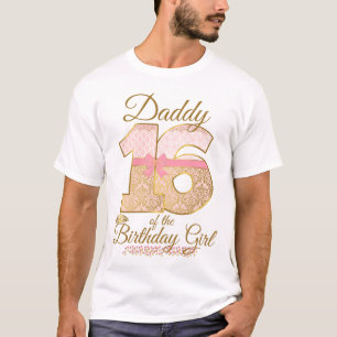 16 . Geburtstag Daddy von der Geburtstagsmarine T-Shirt