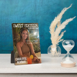 16 . Geburtstag Daughter Birthday Foto Magazine Fotoplatte