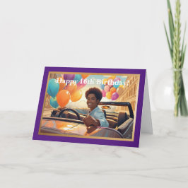 16. Geburtstag des Teenagers, 5 Zoll x 7 Zoll Falt Karte