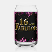 16. Geburtstag Dosenglas (Rückseite)