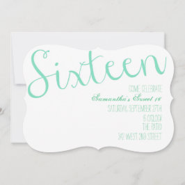 16. Geburtstag Einladung