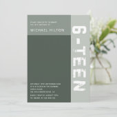 16 . Geburtstag Einladung (Stehend Vorderseite)