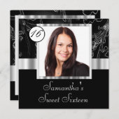 16 . Geburtstag Einladung (Vorne/Hinten)