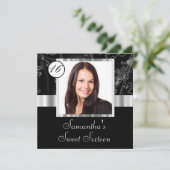 16 . Geburtstag Einladung (Stehend Vorderseite)