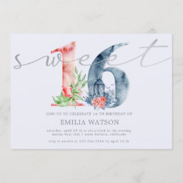 16 . Geburtstag Einladung