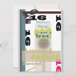 16. Geburtstag Einladung
