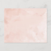 16 . Geburtstag Einladung Gold Blush Gown (Rückseite)