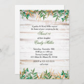 16 . Geburtstag Einladung Grün Rustikal (Vorne/Hinten)