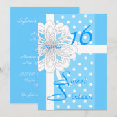 16 . Geburtstag Einladung individuell (Vorne/Hinten)