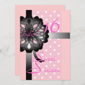 16 . Geburtstag Einladung individuell gestalten (Vorne/Hinten)