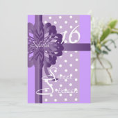 16 . Geburtstag Einladung individuell gestalten (Stehend Vorderseite)