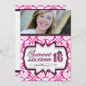 16 . Geburtstag-Einladung - kundenspezifisch Einladung (Vorne/Hinten)