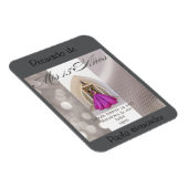 16 . Geburtstag Einladung Magnet, Party Einladung Magnet (Rechte Seite)