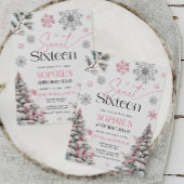 16 . Geburtstag Einladung zum Geburtstag, Winterro