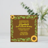 16 . Geburtstag Eternal Spring Einladung Card-Cust (Stehend Vorderseite)