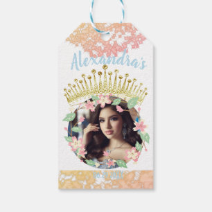 16 . Geburtstag Fairytale Princess Foto Vielen Dan Geschenkanhänger