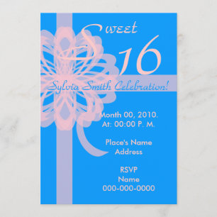 16. Geburtstag-Feier Einladung-Fertigen besonders Einladung